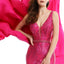 Ava Presley 36031 - Sequin High Slit Overskirt Gown