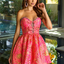 Ava Presley 42466 - Strapless Bow Front Floral Mini Dress