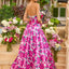 Ava Presley 42459 - Strapless Floral Print Prom Ball Gown KOMAL