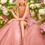 Ava Presley 42485 - Embellished Strapless Bow Prom Gown