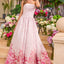 Ava Presley 42540 - Ruched Floral Border Ball Gown