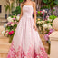 Ava Presley 42540 - Ruched Floral Border Ball Gown