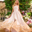 Ava Presley 42540 - Ruched Floral Border Ball Gown