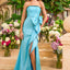 Ava Presley 42550 - Strapless Bow Ruffle Prom Gown