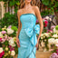 Ava Presley 42550 - Strapless Bow Ruffle Prom Gown