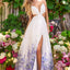 Ava Presley 43003 - Floral Cutout A-Line Prom Dress