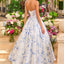 Ava Presley 47377 - Rosette Cutout Floral Ball Gown