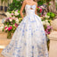 Ava Presley 47377 - Rosette Cutout Floral Ball Gown