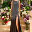 Ava Presley 47458 - Crystal Embellished Open Back Gown