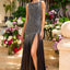 Ava Presley 47458 - Crystal Embellished Open Back Gown