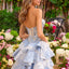 Ava Presley 47474 - Strapless Tiered Ruffle High-Low Gown