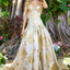 Ava Presley 42460 - Metallic Floral Drop Waist Ball Gown