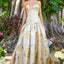 Ava Presley 42460 - Metallic Floral Drop Waist Ball Gown
