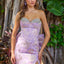 Ava Presley 42518 - Crystal Sweetheart Floral Bow Gown