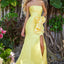 Ava Presley 42532 - Strapless Pearl Bow Mermaid Gown