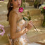 Ava Presley 42535 - Crystal Trim Floral Bow Gown