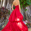 Ava Presley 42538 - Strapless Ruched Slit Prom Gown