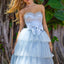 Ava Presley 42589 - Beaded Bow Tiered Tulle Gown