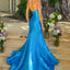 Ava Presley 43014 - Strapless Satin High Slit Gown