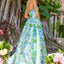 Ava Presley 43022 - Printed Strapless A-Line Prom Gown