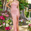 Ava Presley 47352 - Beaded Sequin Fitted Slit Gown