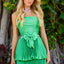 Ava Presley 47367 - Pleated Tiered Bow Prom Gown