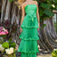 Ava Presley 47367 - Pleated Tiered Bow Prom Gown