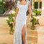 Ava Presley 47370 - Floral Lace Bow Strap Gown