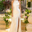 Ava Presley 47378 - Crystal Halter Ruched Prom Gown