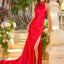 Ava Presley 47378 - Crystal Halter Ruched Prom Gown