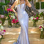 Ava Presley 47397 - Plunging Neck Crystal Evening Gown
