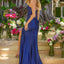 Ava Presley 47398 - Crystal Embellished Plunging Prom Gown