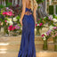 Ava Presley 47398 - Crystal Embellished Plunging Prom Gown