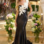 Ava Presley 47452 - One Shoulder Rosette Satin Gown