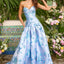 Ava Presley 42460 - Metallic Floral Drop Waist Ball Gown