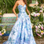 Ava Presley 42460 - Metallic Floral Drop Waist Ball Gown