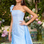 Ava Presley 42503 - One Shoulder Beaded Floral Gown
