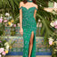 Ava Presley 47445 - Floral Beaded Sweetheart Prom Gown