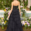 Ava Presley 42472 - Beaded Corset Tiered Ruffle Ball Gown