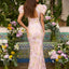 Ava Presley 42533 - Floral Embellished Puff Sleeve Prom Gown