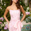 Ava Presley 42534 - Strapless Floral Sequin Gown with Bow