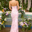 Ava Presley 42534 - Strapless Floral Sequin Gown with Bow