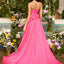 Ava Presley 42536 - Floral Rosette Waistline A Line Gown