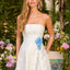 Ava Presley 42542 - Strapless Floral A Line Prom Gown