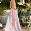 Ava Presley 42549 - Floral Jacquard A Line Prom Gown