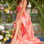 Ava Presley 42549 - Floral Jacquard A Line Prom Gown