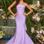 Ava Presley 42552 - Textured Mermaid Gown with Draped Back