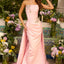 Ava Presley 42553 - Ruched Prom Gown with Flowing Overskirt