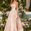 Ava Presley 42554 - Floral Ball Gown with Oversized Bow