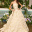 Ava Presley 42555 - Strapless Floral Ball Gown with Tiered Ruffles